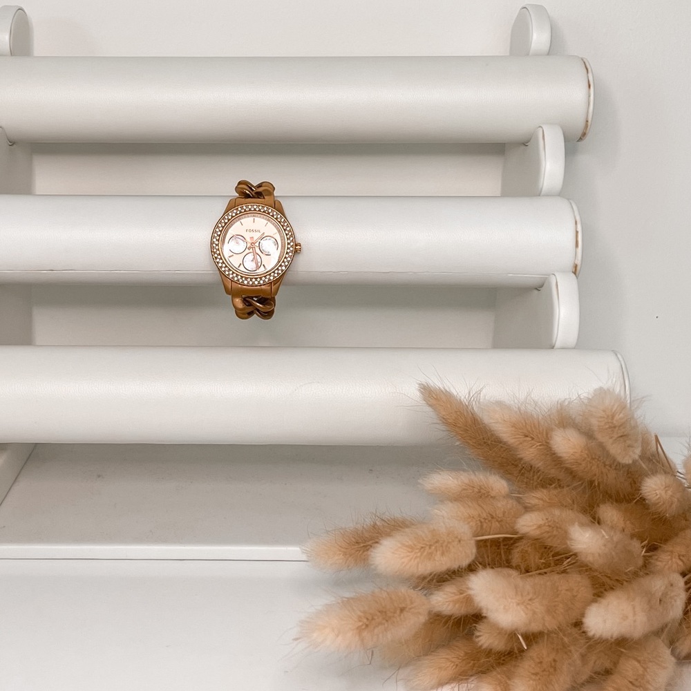 Stella Multi-Function Rose Gold-tone Ladies Watch